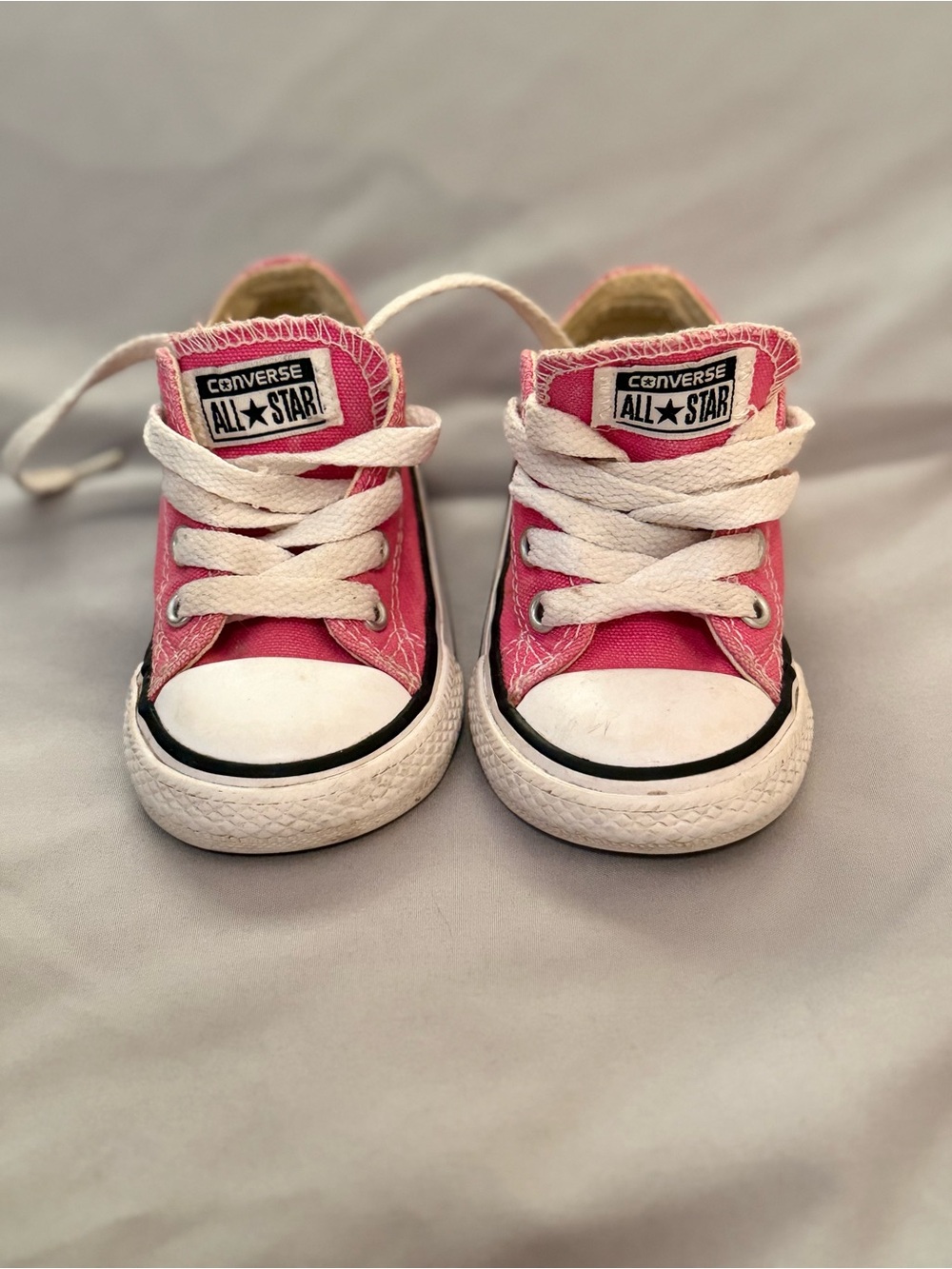 Converse All Star Kids Pink Canvas Sneakers-Toddlers 5